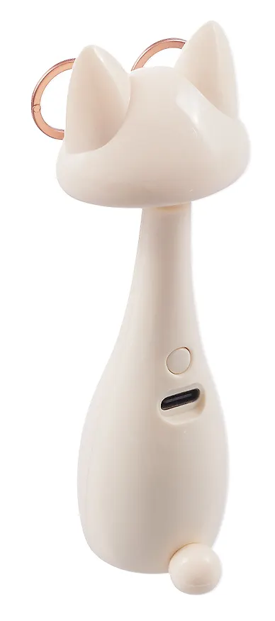 Мини-лампа LED Котик в очках (белая) (пластик) (11х4) (12-LIGHT-531) 3127311 — 5