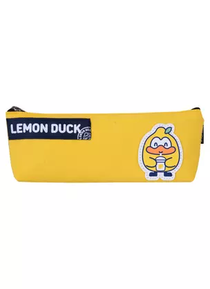 Пенал на молнии Lemon Duck (ткань) (ПВХ) (24х8) — 2937617 — 1