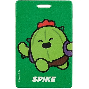 Обложка для проездного "Spike" 95*65, ПВХ, инд.уп., Brawl Stars