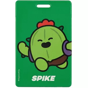 Обложка для проездного "Spike" 95*65, ПВХ, инд.уп., Brawl Stars — 2913137 — 1