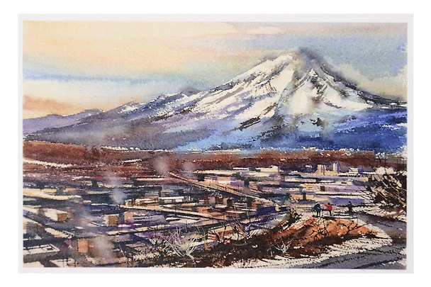 Открытка Петропавловск-Камчатский Вулкан 3124216 — 1
