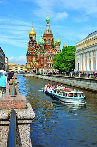 Открытка с видами (СПб) Канал Грибоедова.Храм Воскресения Христова [SPB-025] 332263 — 1