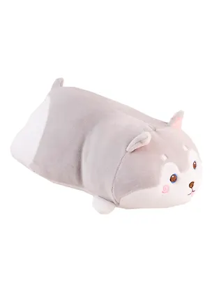 Мягкая игрушка  Собачка,  Плюшка лежачая  цвет в ассорт.  30см 2723722