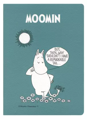 Записная книжка А6 32л кл. MOOMIN "Муми-тролль и хвост" ПВХ-обл. — 2948909 — 1