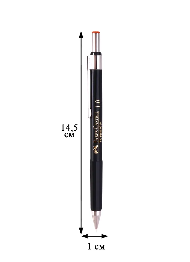 Карандаш механический Faber-Castell "TK-Fine 9719", 1,0мм, с ластиком 255908 — 2