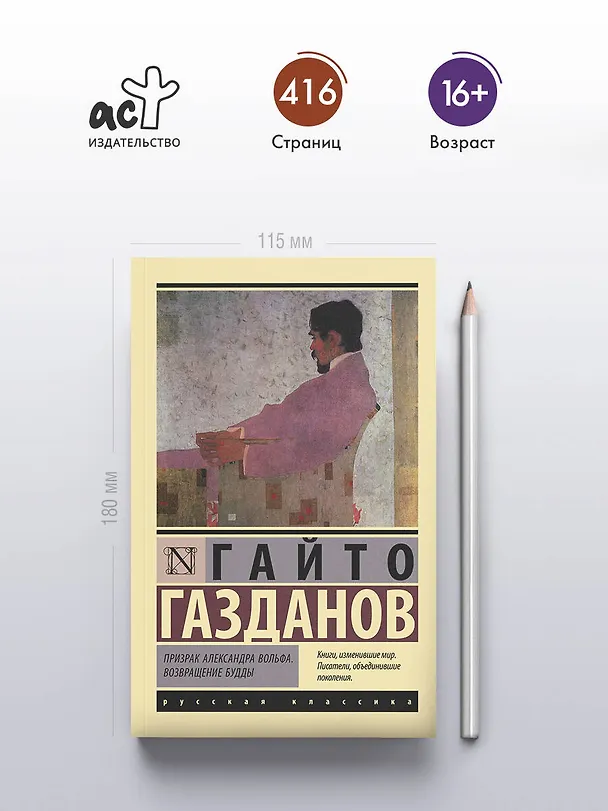 Книга Призрак Александра Вольфа. Возвращение Будды (Гайто Газданов) — 5