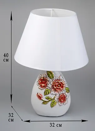 Лампа настольная Цветочный флёр (40 см) (1522227) 2575770