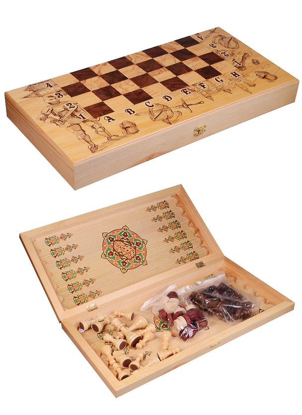 Шахматы, шашки, нарды Рыцари (большие) (50х50) (123-089) 2594647 — 1
