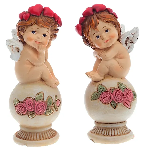 Фигурка Ангел с сердечками 10см (2в.) 2573944 — 3