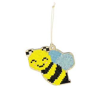 Набор для творчества. Кристальная (алмазная) мозаика ФРЕЯ "Подвеска. Пчелка"