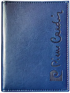 Обложка для автодокументов "Tuileries" синяя, кожзам, Pierre Cardin