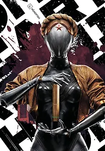 Обложка для паспорта. Atomic Heart. Близняшка (ПВХ, 185х133 мм)