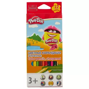 Карандаши цветные Play-Doh, 12 цветов — 248091 — 1