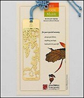 Закладка для книг из сверхтонкой стали. Цвет золото (BM-36) (Мир Бижу) 2340080 — 1