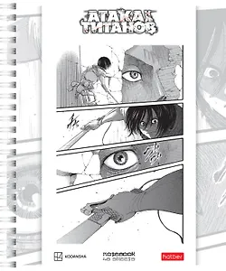 Тетрадь в клетку Hatber, "Атака Титанов. Манга", 48 листов, в ассортименте