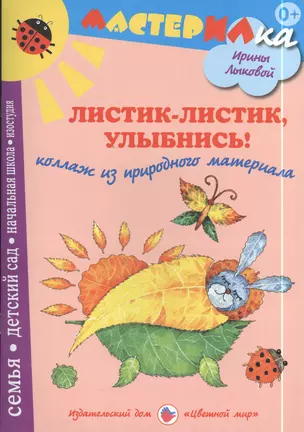 Листи-листик, улыбнись! Коллаж из природного материала — 2398204 — 1