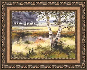 Картина Русский пейзаж (sj57) (13х18) 2392218