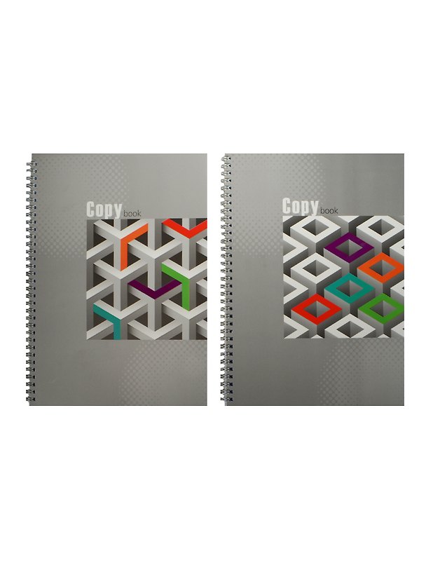 Тетрадь общая «Geometry», 96 листов в клетку, А4, в ассортименте - BG 238423 — 1