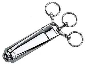 Брелок-фонарик с 3 кольц. (410220) (вытянут.)