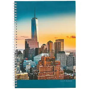 Тетрадь в клетку Unnika, "Современный мегаполис", А4, 80 листов