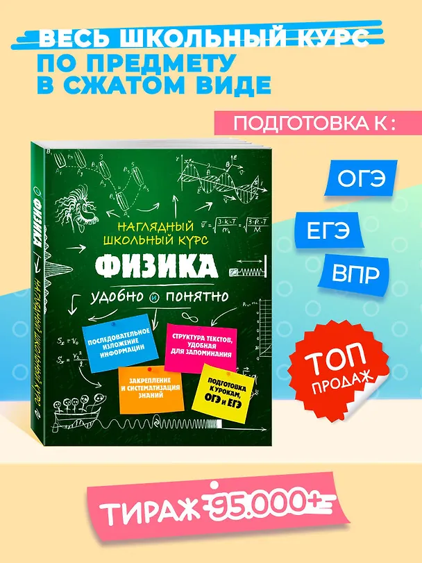 Книга Подготовка к урокам, ОГЭ и ЕГЭ. Физика. Удобно и понятно (Ирина Попова) — 1