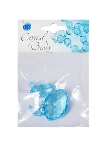 Бусины Кристальная игра Крабик лазурный (CRP161) (1шт) (упаковка)