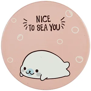 Подставка под кружку Белек Nice to sea you (керамика) (11 см) (ПВХ бокс) (12-07671-N7)