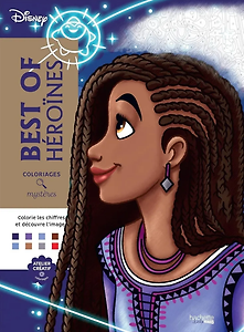 Раскраска по номерам «Coloriages mystères Disney - Best of Héroïnes»