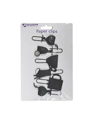 Скрепки "Вечеринка" (6шт) (блистер) 2387217