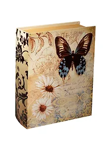 Сувенир, Шкатулка-книга Бабочка с ромашками (30*23,5*7,3)