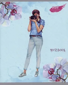 Тетрадь в клетку Listoff, "DIY Collection. Вдохновение", 96 листов, в ассортименте