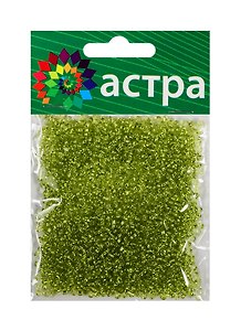 Набор д/творчества АСТРА Бисер 11/0 20гр 24 салат