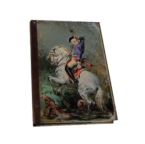 Записная кннижка А6 80л 100*165 "Тот самый Барон Мюнхаузен" тв.пер, нелин.блок, ляссе, ShyFly