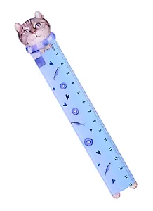 Линейка 15см "Котик с шарфом" фигурная