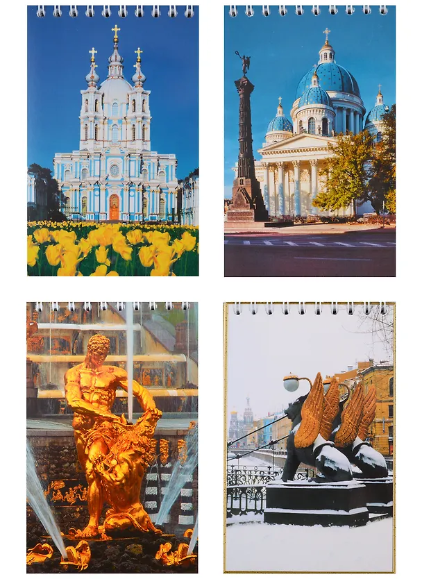 Блокнот А6, 60 л "Санкт-Петербург", спираль 304093 — 3