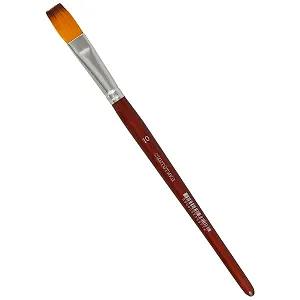 Синтетическая кисть, плоская, № 10