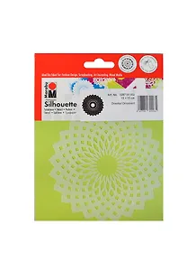 Трафарет-силуэт Marabu 002 Цветок-орнамент (028700002) (15х15см)