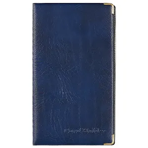 Визитница 72 карточки, иск. кожа, с металл. уг., ассорти