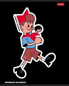 Тетрадь в клетку Hatber, "Atomic Heart 5", 48 листов, в ассортименте