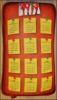 Подушка декоративная АНТИСТРЕСС Календарь Змея (43х23х6см) (АС-2002) 2336738 — 1