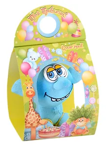 Травянчик Тролль голубой