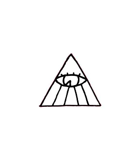 Брошь Всевидящее око