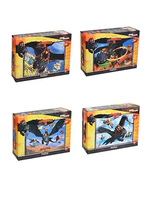 Пазлы 80 Драконы (Как приручить дракона 2) (77130) (16,5х23) (3+) (в ассорт.) 2422103