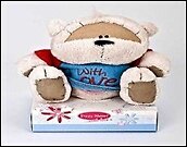 Мишка сидящий на подставке (With Love) (1050005) (Артицентр) 2270903 — 1