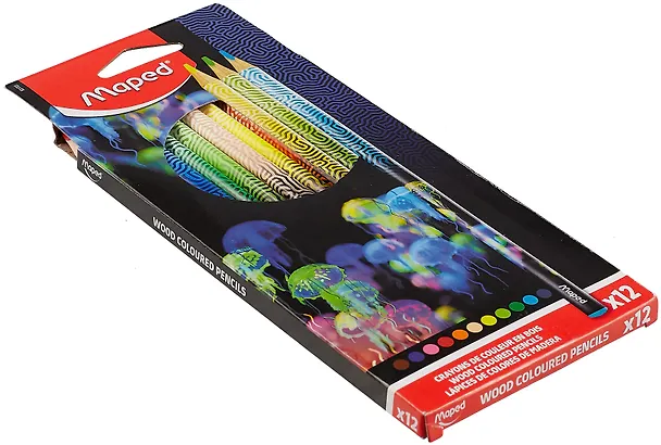 Карандаши цветные Deepsea Paradise, ударопрочные 12 цветов 2,9 мм 3036190 — 2