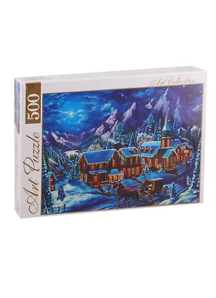Пазл Альпийская деревня зимой Artpuzzle 500 элементов ХАП500-4418 2798100