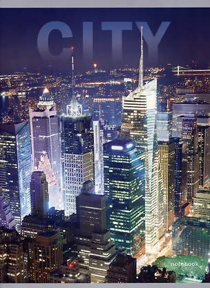 Тетрадь в клетку Listoff, "Ночной город", А4, 80 листов 2973327