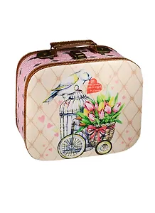 Шкатулка-саквояж дерево Летнее настроение (25х20,5х9) (42739)