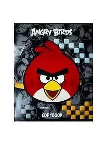Тетрадь в клетку Angry Birds, 48 листов, в ассортименте