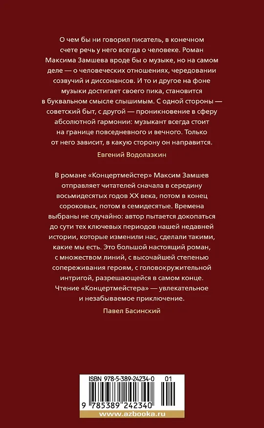 Книга Концертмейстер (Максим Замшев) — 2